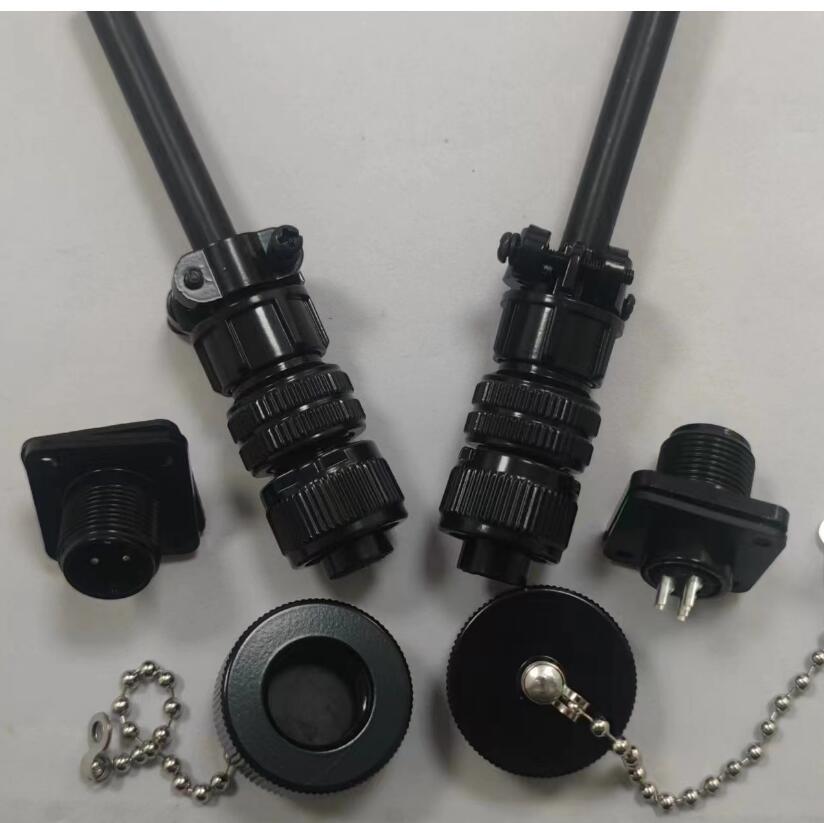 ZHANCENT国产MS5015连接器 军绿色 黑色电泳漆 电镀亮镍航空插头