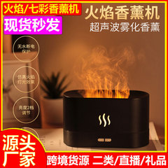 2023 New Flame Aroma Diffuser Humidifier Atomizer Home Use Automatic Fragrance Sprayer Essential Oil Aroma Machine with Colorful Night Light