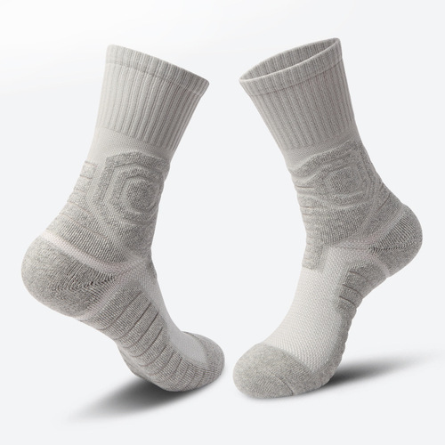 Elite Combat Basketball Socks with Thick Terry Sole Professional Tall-Crew Athletic Socks Men Mid-Crew High-Crew Long-Crew Socks Wholesale