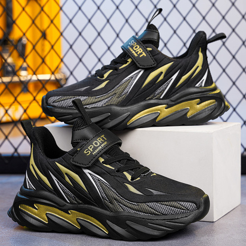 713 Children's Sports Shoes Lightweight Casual Shoes for Primary School Students Fashion Versatile Trendy Shoes for Boys 7-12 Years Old Spring and Autumn Season