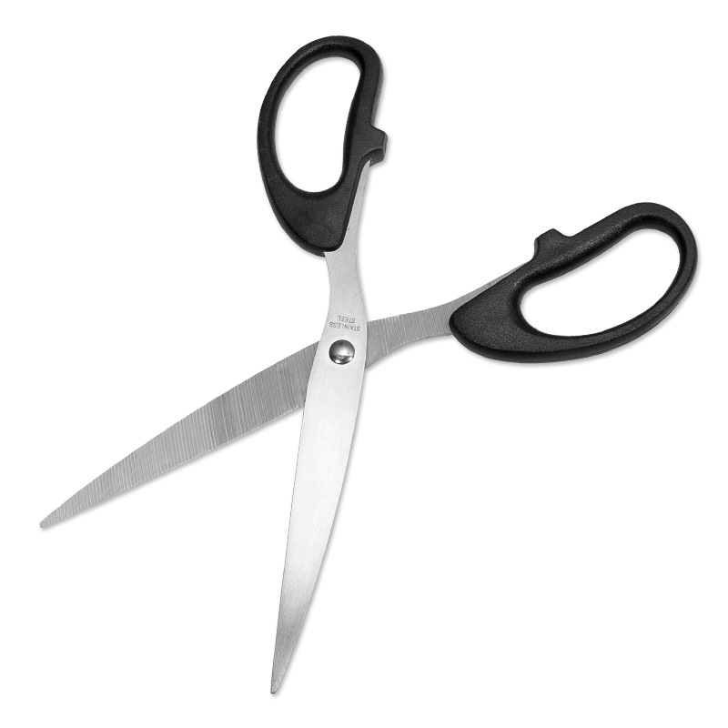 Office small tools for students, artistic scissors, multi-purpose stainless steel and rubber office scissors