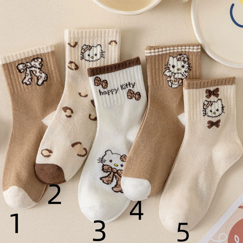 Короткие хлопковые носки, набор 5 пар