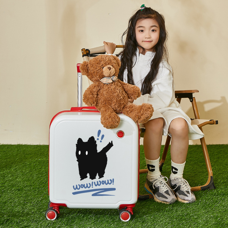 Ultra-light large-capacity luggage case 18/20 inch high-value luggage case women's strong and durable brake password suitcase