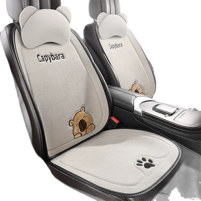 Seat Cushion Kapibara Linen Car – Seat cushion, seat cover