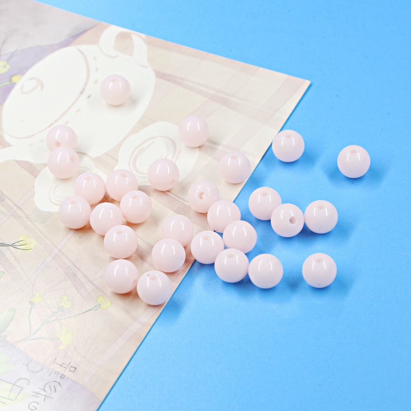 [0.5kg パック] ソリッドカラーラウンドビーズアクリル子供用 DIY 手作りビーズキャンディーカラービーズ卸売|undefined