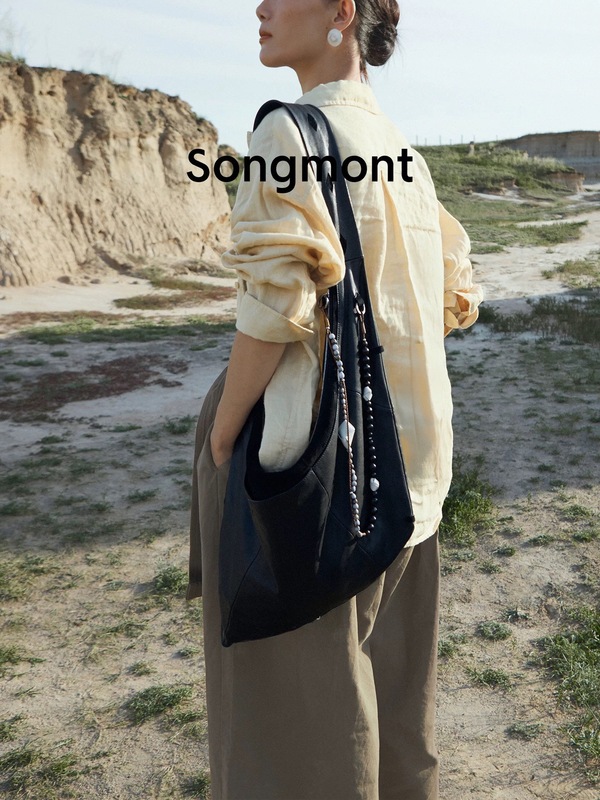 【江啓明共同モデル】Songmont 山下有松破殻シリーズ シェルバッグ ユニセックス クロスボディ ホーボーバッグ|undefined