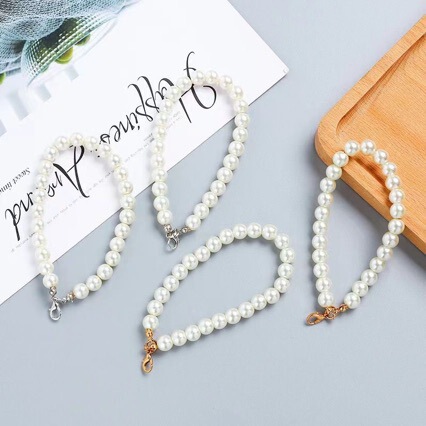 DIY Anti-Pearl Hanging Chain, Fur Ball Hanging Chain, Bag Pearl Chain Accessories, Mobile Phone Case Keychain Pendant Wholesale