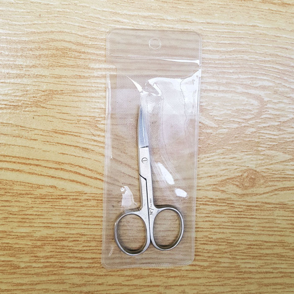 PVC esmerilado bolsa de película de inserción cepillo cosmético bolsa de almacenamiento de envases de plástico cepillo de labios cosméticos pinzas bolsa de polvo de PVC