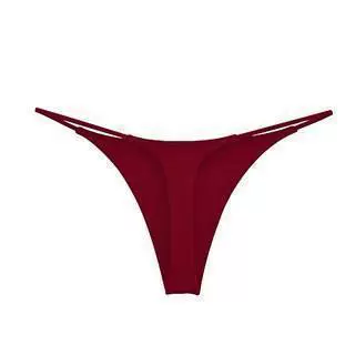 Новые Т-образное sexy нижнее белье двойной слой тонкая лента сексуальные штаны фитнес низкая талия без следа Бикини G100