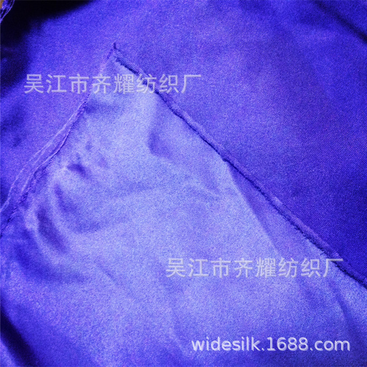 SSY纬弹缎面睡衣袍紧身裤弹力有光贡缎缎纹色丁五枚缎沙丁布