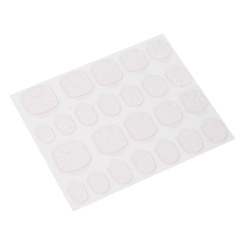 Cross-border nail wear nail jelly glue wholesale ultra-thin super sticky seamless pink new double-sided nail glue