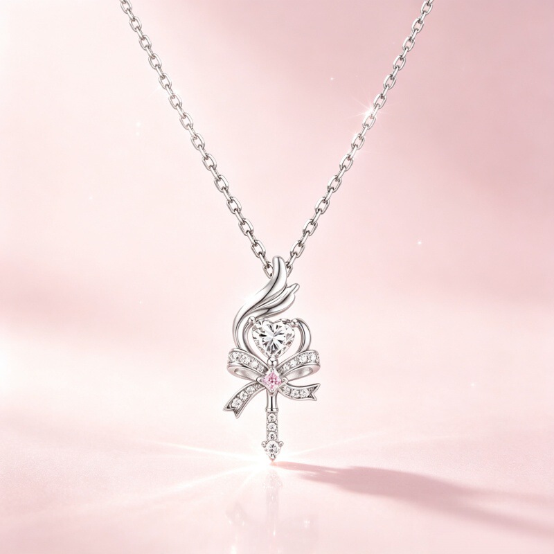 Magic wand necklace, fashionable and versatile clavicle chain, high-end style, wholesale and drop shipping available