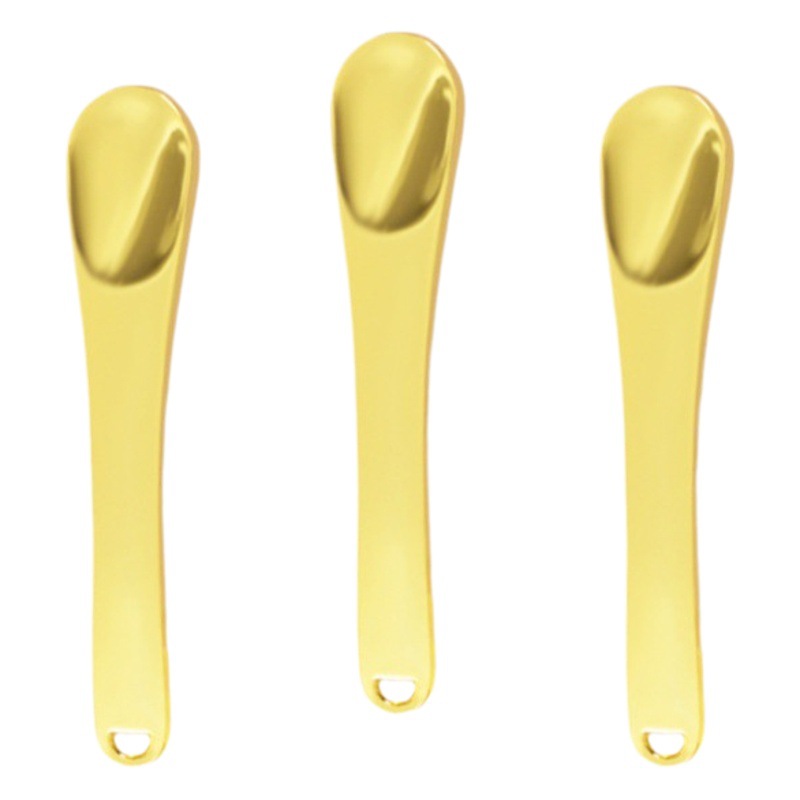 Nueva cuchara de crema de ojos de metal cuchara de crema de belleza cosmético sub-embalaje cuchara pequeña fabricante de herramientas de belleza