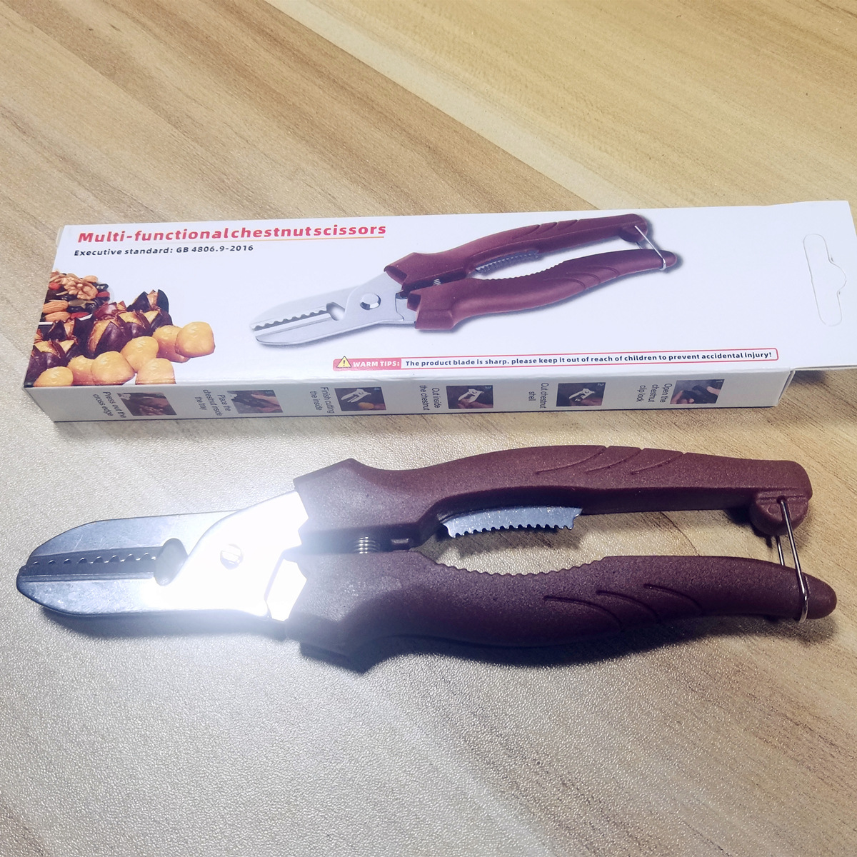 Castaño Peeler Castaño tijeras abridor peeling Cruz Peeler tuerca herramienta Castaño alicates Castaño crudo clip