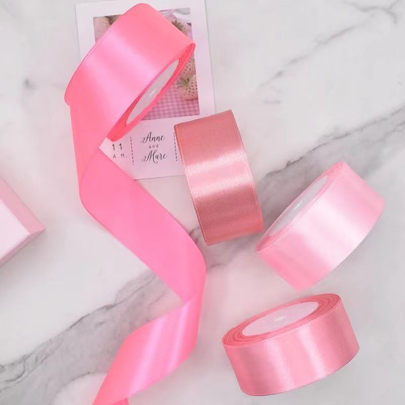 4cm cinta rollo cinta al por mayor bricolaje hecho a mano rosa caja de pastel decoración de flores cinta de boda cinta roja