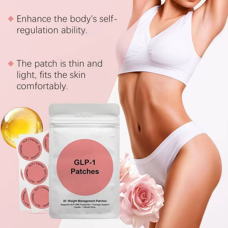 跨境TK亚马逊爆款 GLP-1 Body care Patches with L 身体护理贴片|undefined