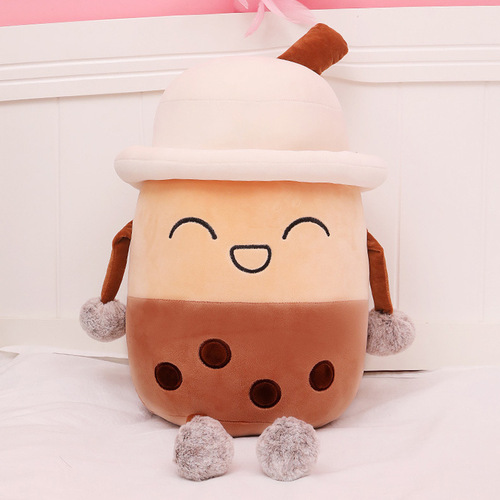 Same style pearl milk tea cup pillow, simulated milk tea cup doll, plush toy, girl's large rag doll