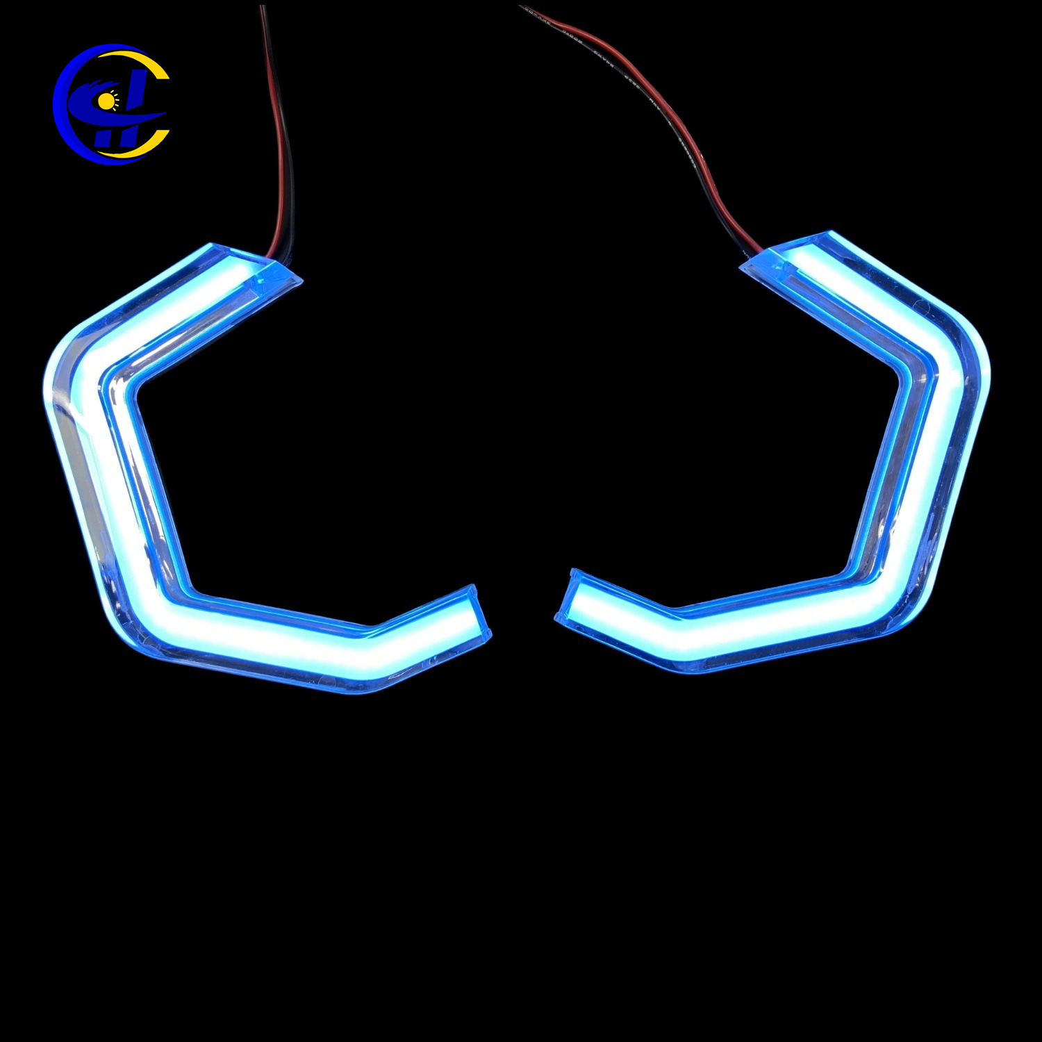 Suitable for E90 E92 M3 M4 car daytime running light LED angel eyes ice blue crystal angel eyes
