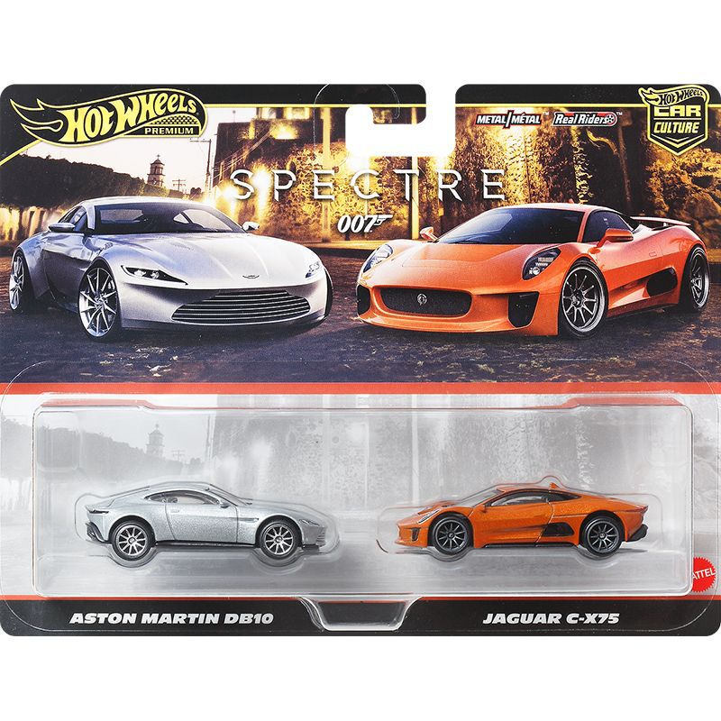 In-Stock Genuine Hot Wheels Car Culture Iron Base Rubber Tire Dual Car Set Collector's Edition Jaguar Aston Martin Dual Car Set In-Stock Genuine Hot Wheels Car Culture Iron Base Rubber Tire Dual Car Set Collector's Edition Jaguar Aston Martin Dual Car Set
