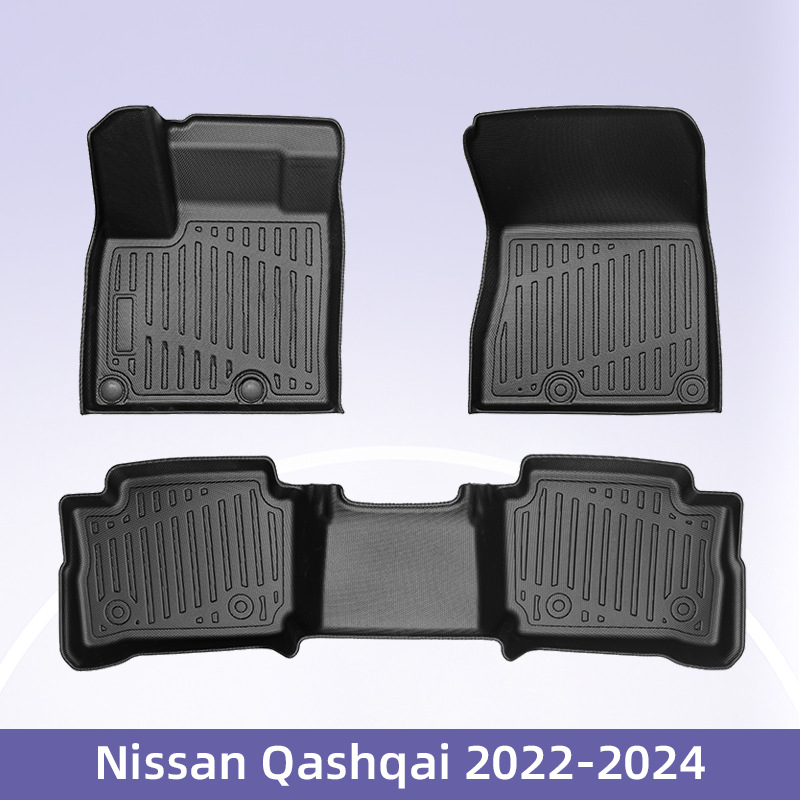 Europa para Nissan Qashqai e-Power 20 - 24 3D todo tiempo TPE almohadilla de pie de automóvil