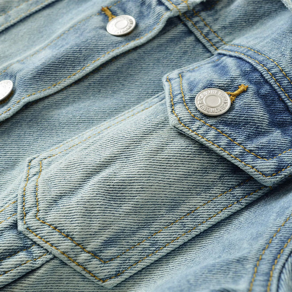 Retro short denim spring jacket