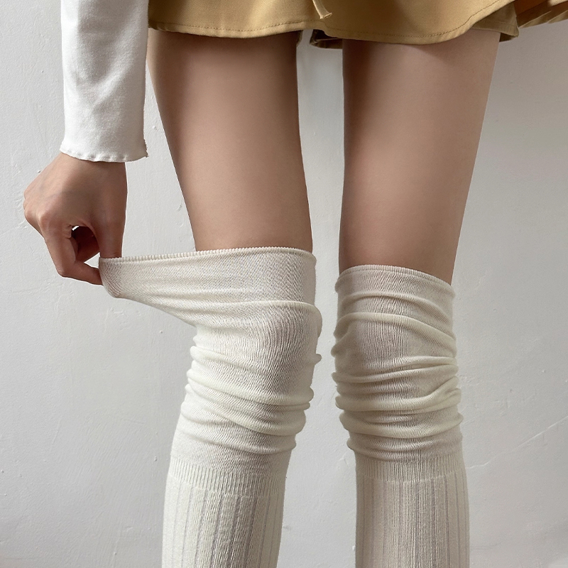 Korean Style Jk Long Socks over the Knee Socks with Boots for Women, College Style Autumn and Winter Warm Calf Socks Trendy Women Korean Style Jk Long Socks over the Knee Socks with Boots for Women, College Style Autumn and Winter Warm Calf Socks Trendy Women