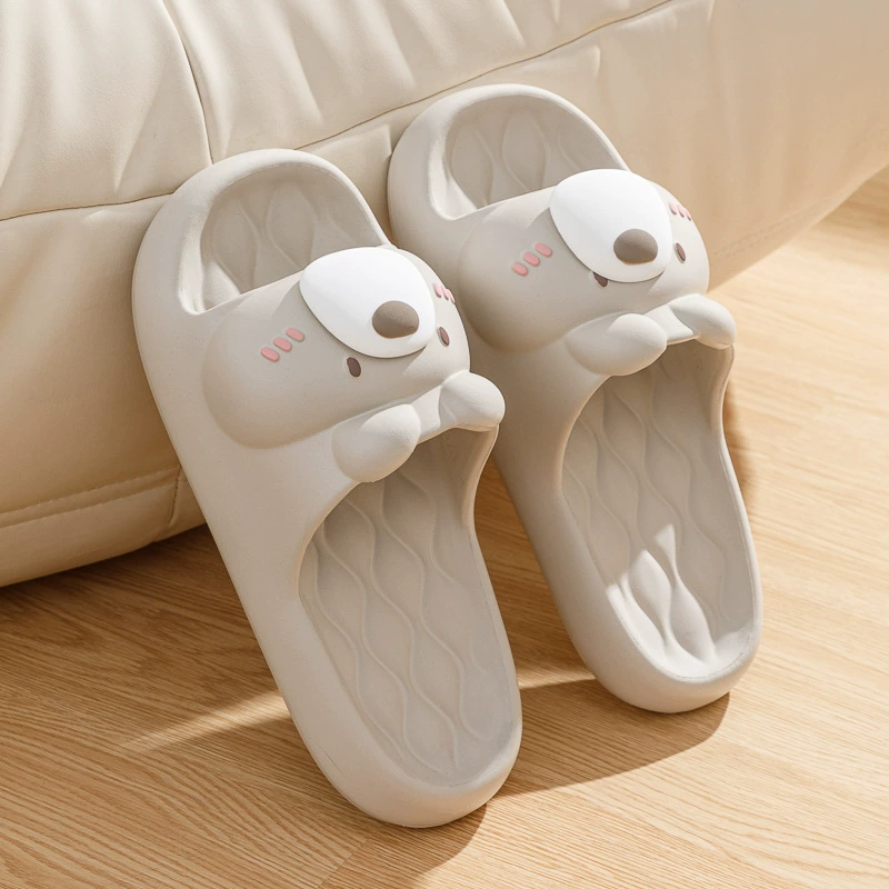 Пара мультяшных медведей лето новый стиль eva холодные тапочки женский дом в помещении бытовые толстые подошвы нескользящие тапочки оптом