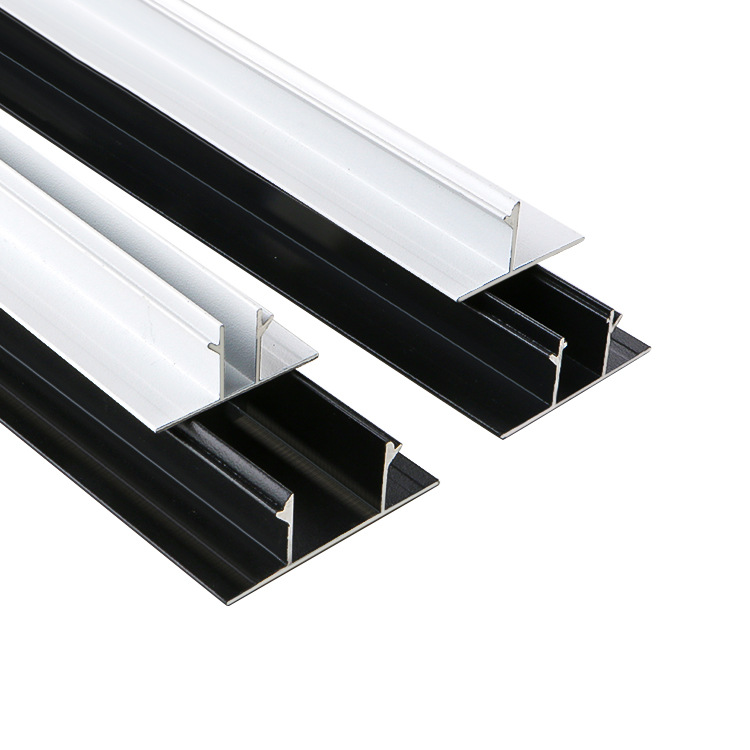 Placa de yeso Cierre de techo tira de cierre T-tipo lámpara de techo con forma de ranura de luz suspensión Perfil de aleación de aluminio al por mayor image 6
