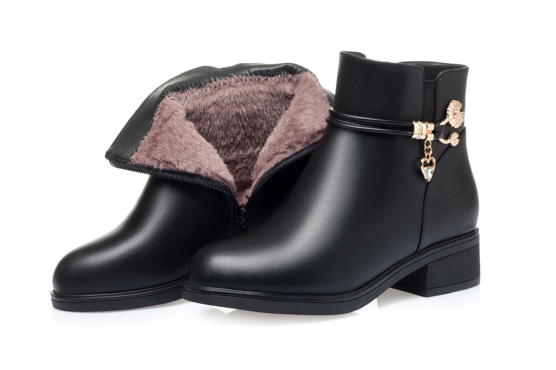 Fabricantes al por mayor zapatos de madre zapatos de primavera para mujer zapatos de algodón de mediana edad para mujer