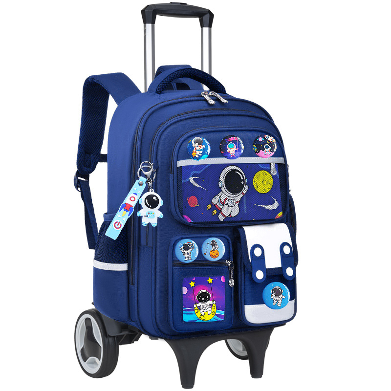 2026 nueva mochila escolar de tirón para estudiantes de primaria 23456 grados mochila de hombro