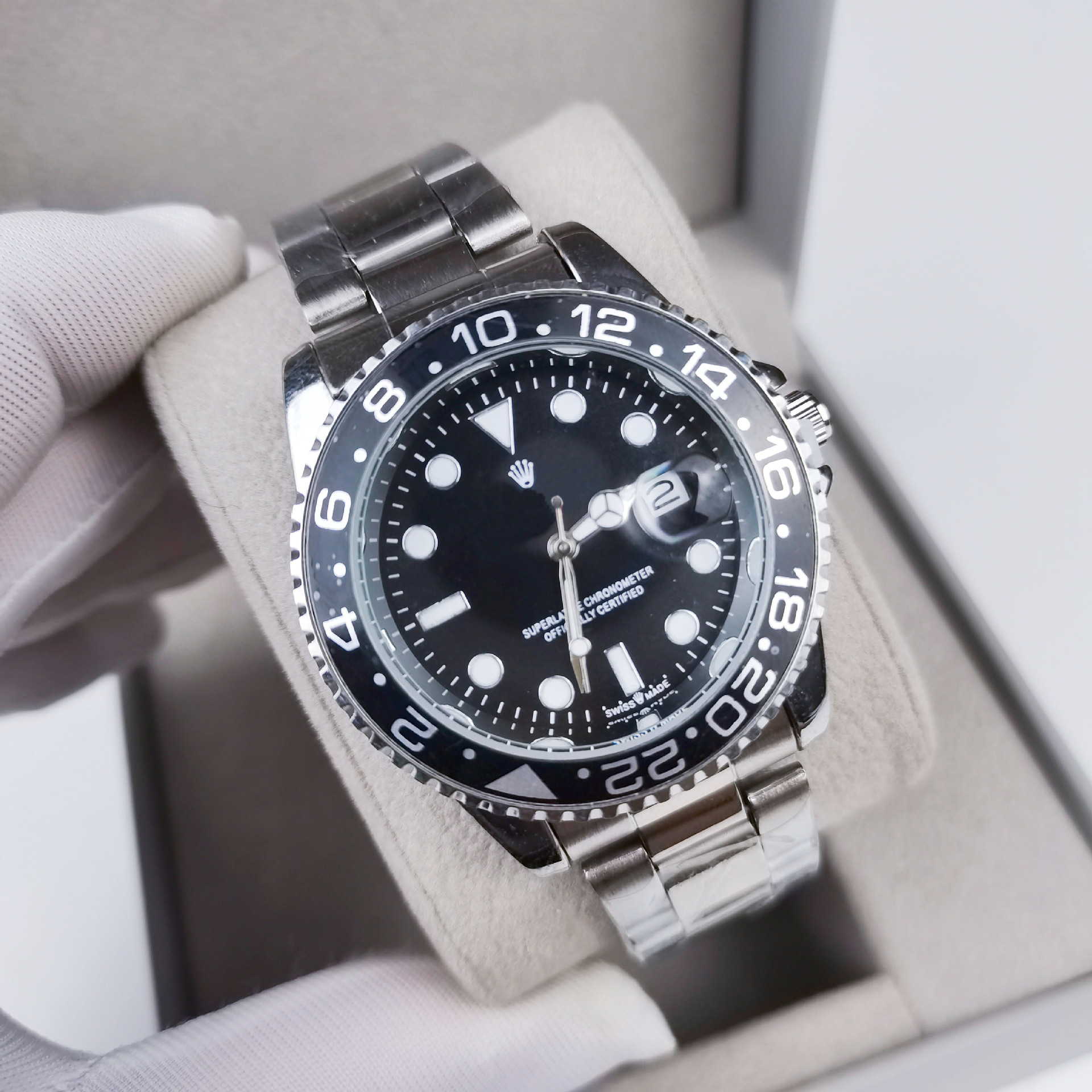 Three black shell and black face cola rings