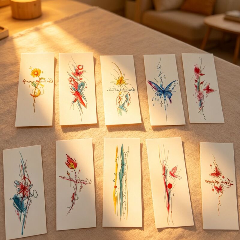 <Born to Be Free> Series of Summer Waterproof Tattoo Stickers for Girls, Long-Lasting and Non-Reflective, Niche Gifts for Girls