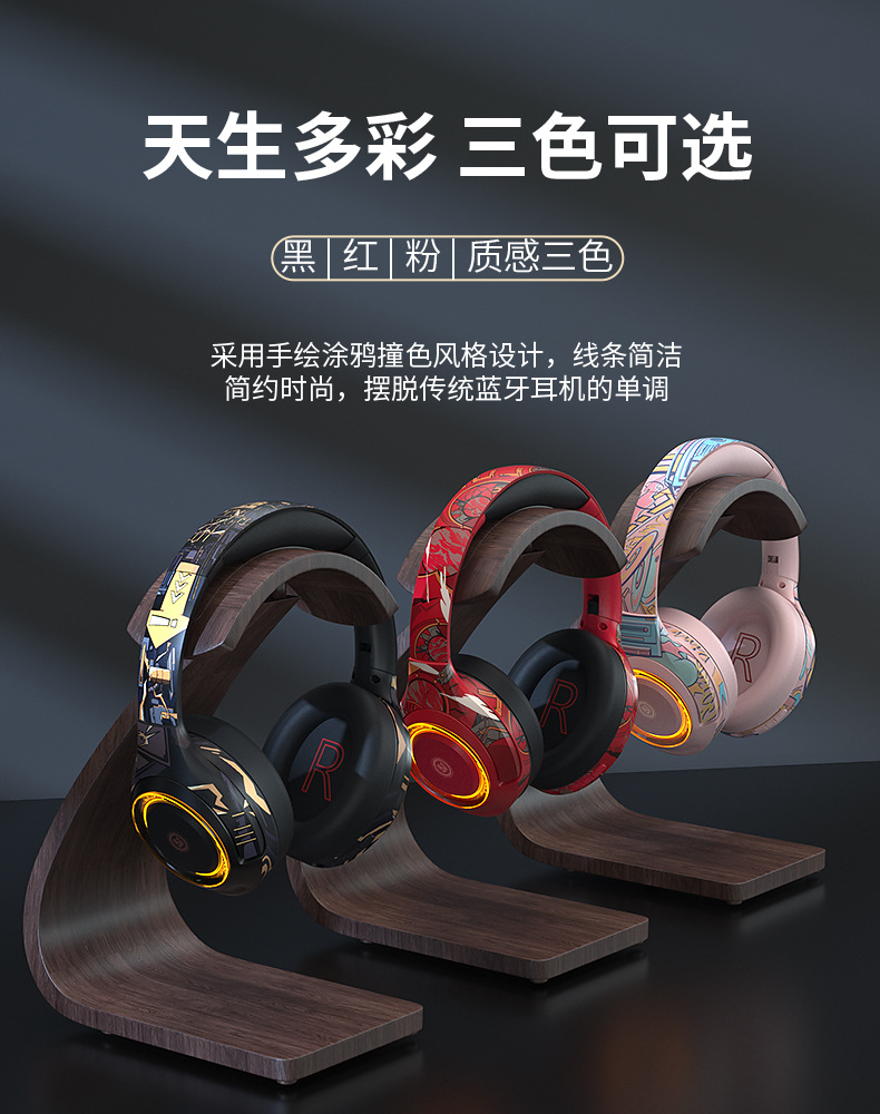 LULE Kabelloses Bluetooth-Kopfhörer Over-Ear Kabelgebundenes Gaming-Headset für Computer E-Sport-Kopfhörer Wasserdicht Sport Amazon Hot Model