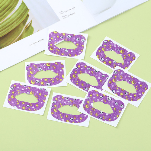 O-shaped lip stickers to prevent mouth opening and closing mouth during sleep, children's sleep closed mouth stickers, mouth breathing correction breathing stickers