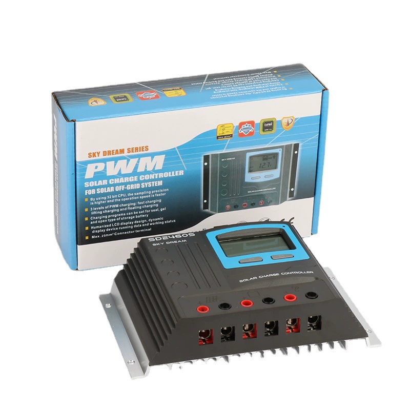 Солнечный Контроллер заряда и разряда SD2460S-40/50A /60A фотоэлектрический контроллер 12V 24V 48V