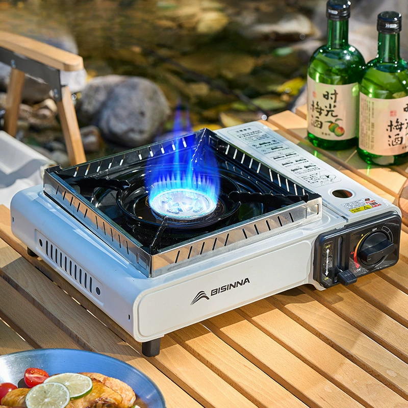 Удобная кассетная плита Beishanlang, гриль-барбекю, оборудование для кемпинга на открытом воздухе, полная бытовая кассетная плита, газовая плита.