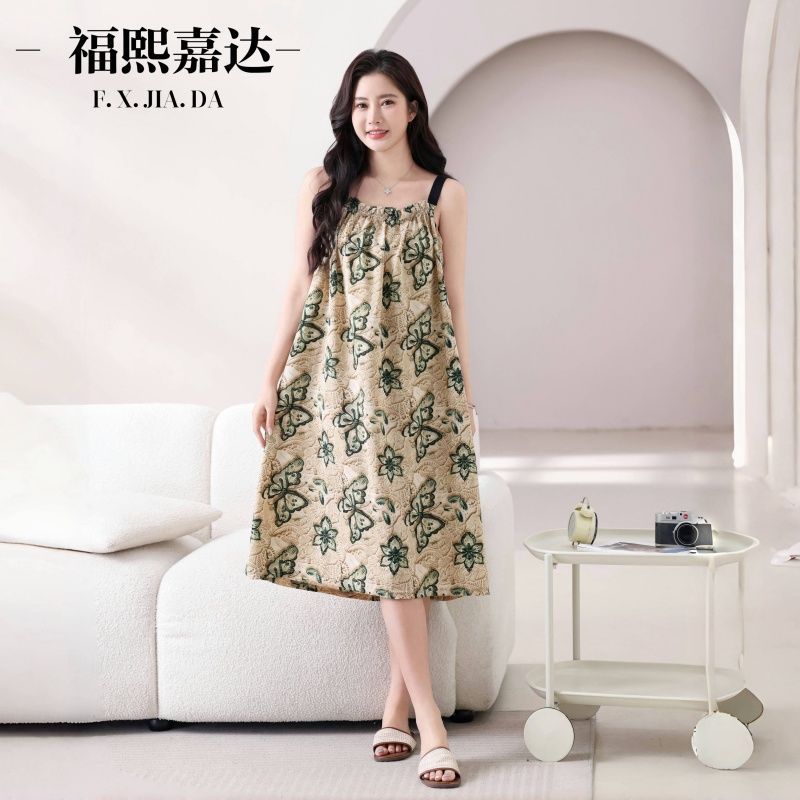 2523 롱 스커트 베이지 나비