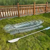 2,44 м одноместная лодка, прозрачный надувной поплавок