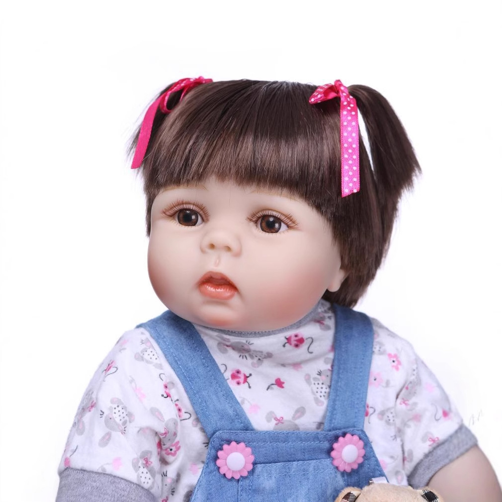 Completo pegamento suave puede entrar en baño de agua muñeca de simulación muñeca regalo creativo