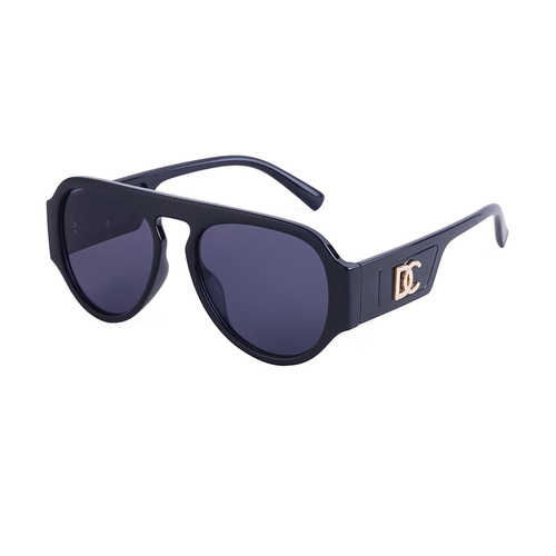  European and American new fashion sunscreen toad mirror women's trendy personality large frame sunglasses men's glasses cross-border wholesale