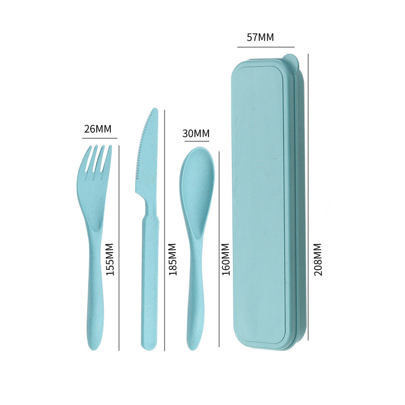 클래식 나이프와 포크 스푼 [녹색]]