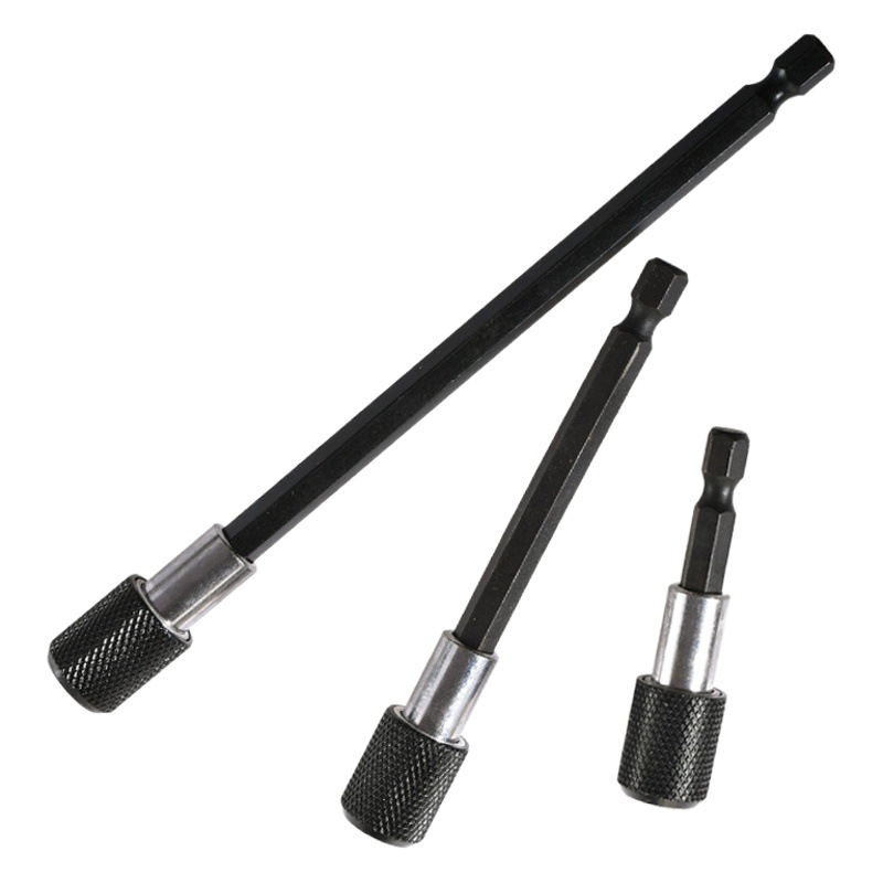 Barra de Extensión Autoblocante Hexagonal de Acero al Carbono, Liberación Rápida para Taladro Eléctrico