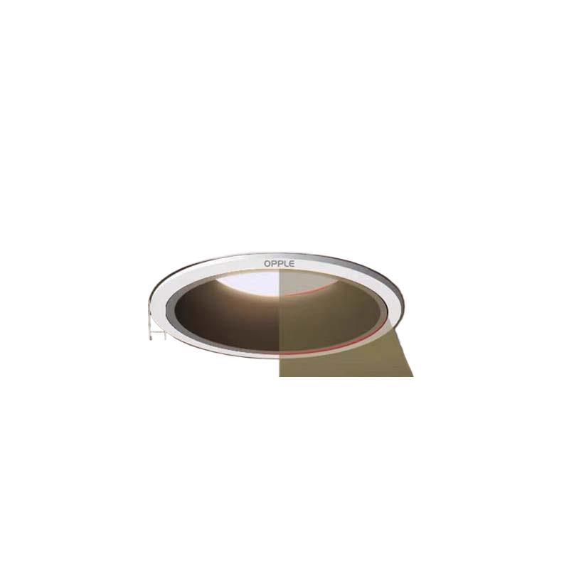 Fábrica directa de proyectores incrustados de taza profunda marco techo op downlight sala de estar lámpara de agujero lámpara doméstica estrecha