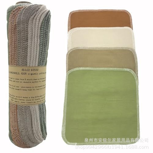 Pure Cotton Reusable Paper Towel Roll, Washable Napkin Cloth, Paperless Towel, Long-Lasting Water Absorption, Lazy Rag, Dishwashing Cloth