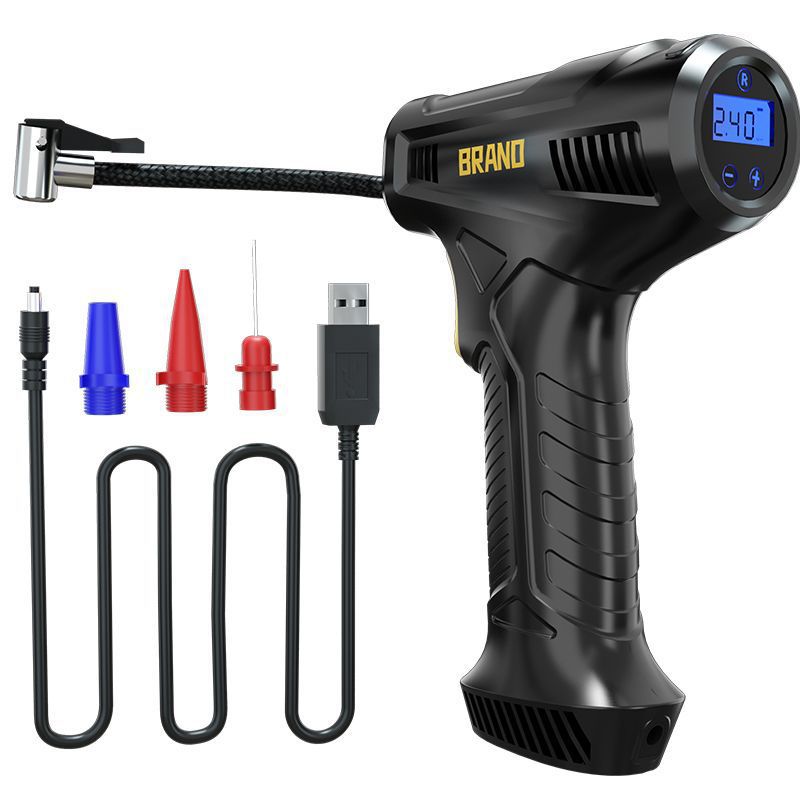 Car Air Pump, Portable Electric Air Pump, Multi-Function Power Bank, Digital Display Tire Pressure, Car Tire Air Pump