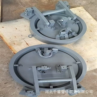 加工定制 插扣立式高压快开盲板 大型碳钢快开盲板