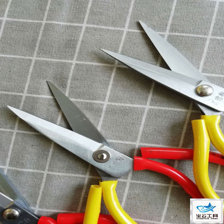 厂家现货 民用剪 剪刀 不锈钢皮革剪-2号-每件180把