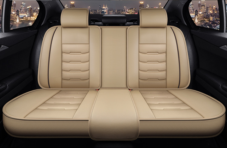 Car Seat Cover Fully Enclosed Cross-Border Foreign Trade Full Leather Seat Cover Four-Season Universal Seat Cover Five-Seater Seat Cushion