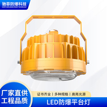 LED防爆平台灯隔爆型工业粮仓专用照明灯圆形护栏式投泛光灯具
