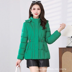 冬季新款棉衣女短款收腰显瘦连帽棉服韩版时尚保暖棉袄女外套批发